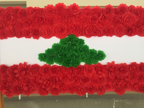 Lebanese independence #flag #lebaneseflag #red #cedar #lebanesecedartree #ididit #flowers #newstyle Lebanon Independence Day Crafts, Lebanese Independence Day Crafts, Lebanon Independence Day, Lebanon Culture, Lebanese Flag, Independence Day Activities, Lebanon Flag, Flag Crafts, Independence Day Decoration