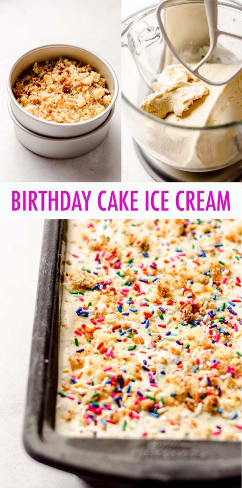 Use up cake trimmings and leftover frosting (or leftover cupcakes) to jazz up store-bought ice cream, or go for gold and make your own ice cream base! via @frshaprilflours Birthday Cake Ice Cream Recipe, Leftover Cupcakes, Base Friends, Mint Chocolate Chip Cupcakes, Make Your Own Ice Cream, Birthday Cake Ice Cream, Ice Cream Recipes Machine, Fresh Strawberry Cake, Chocolate Chip Cupcakes