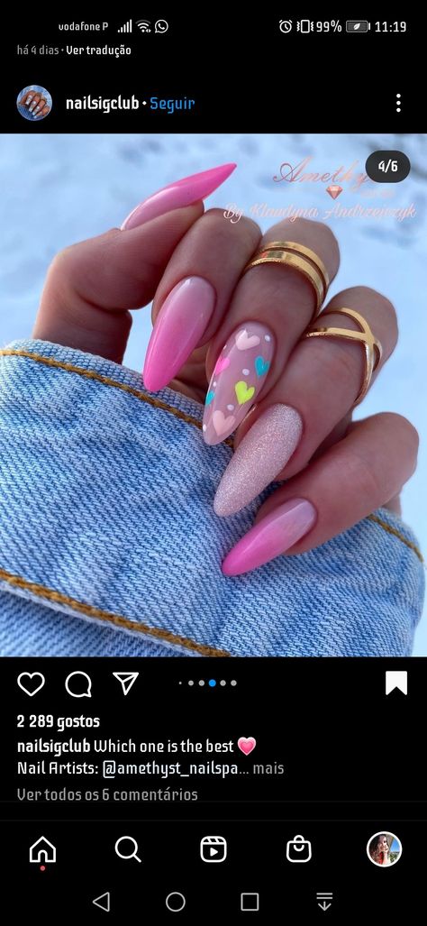 Almond Nails Designs, Almond Nails, Stylish Nails, Almond, Manicure, Nail Designs, Pastel, Nails, Beauty