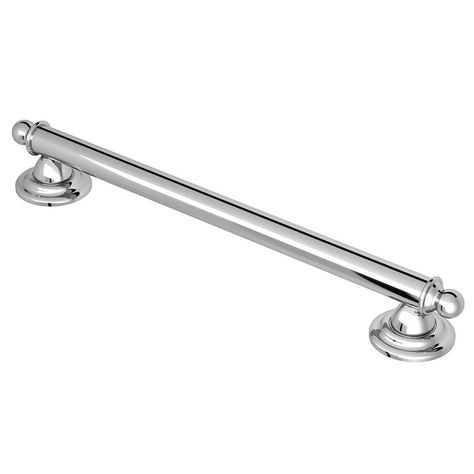 Safety Grab Bars, Tile Walls, Grab Bars In Bathroom, Bathroom Safety, Chrome Bathroom, Grab Bar, Wood Studs, Grab Bars, Traditional Bathroom