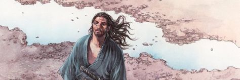 Vagabond Manga, A Man