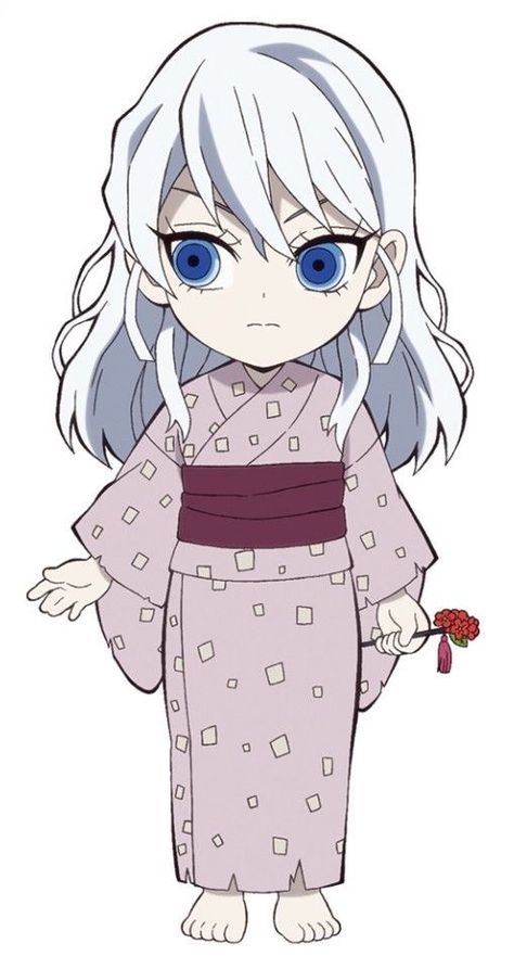 Démon Slayer Genya, Anime Fr, Body Base Drawing, My Favorite Image, Anime Oc, Cute Chibi, Drawing Base, Slayer Anime, White Hair