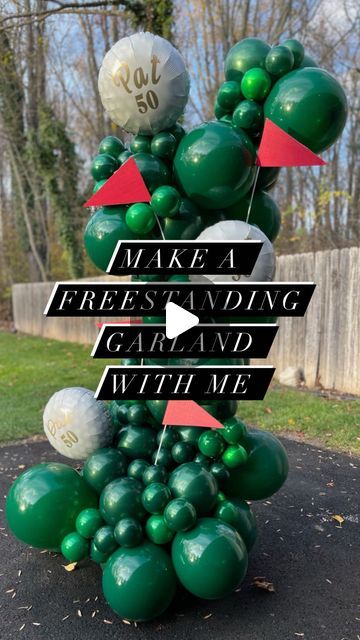 Victoria Dzierza on Instagram: "Make a freestanding garland with me ⛳️
.
.
.
#golfballoons #golfparty
#balloonreels #tutorial #balloontutorial #balloontutorials #reelsinstagram #balloonsdecor #partydecor 
#personalizedballoons #birthdayballoons #balloons #balloonsculpture #balloonsdecoration #balloonbouquet
#handmadedecor #balloondecorations #balloondecoration #balloonideas 
#makersgonnamake 
#balloonsdecor #momprenuer #balloonsofinstagram #creator #momprenuers #mompreneur #workfromhomemom #montco #buckscounty" Garland Hack, Pop Up Trailer, Beach Hacks For Adults, Beach Hacks Kids, Beach Hacks Clever Ideas, Beach Necessities, Golf Party, Personalized Balloons, Balloon Sculptures