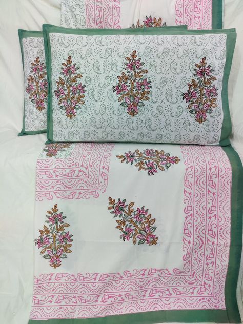 Sheet Design, Indian Block Print, Block Design, Bed Sheet, Print Pattern, Fabric Cotton, Bed Sheets, Block Print, Print Patterns