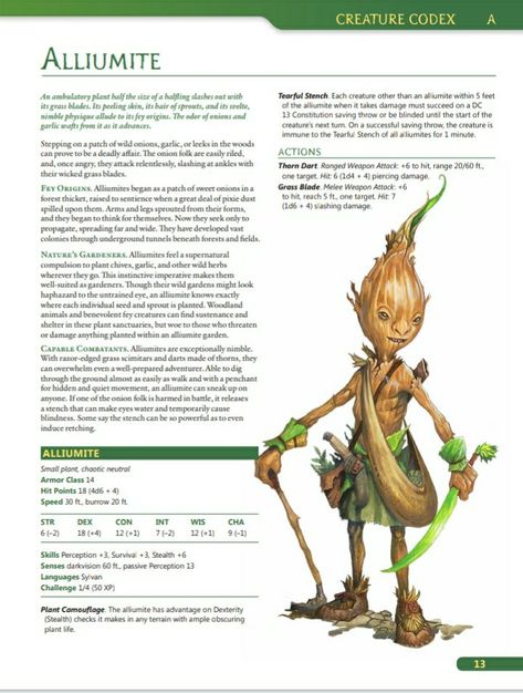 Dnd Forest, Dungeons And Dragons Races, Plant Monster, Dnd World Map, Dnd Races, Dungeons And Dragons 5e, Dnd 5e Homebrew, D D Monsters, Dnd Dragons