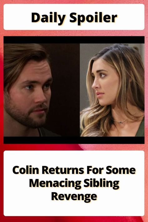 Days Of Our Lives, NCB, soaps, Daily spoilers, 
Days Of Our Lives Spoilers: Colin Returns For Some Menacing Sibling Revenge In The Hospital, Days Of Our Lives, The Hospital, The Roof, Revenge