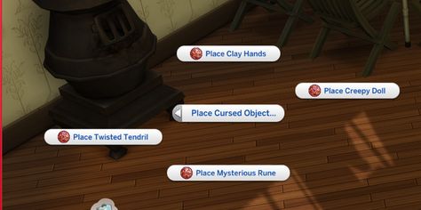 Paranormal - Place Cursed Objects | Zero's Sims 4 Mods&Comics on Patreon Sims 4 Paranormal, Cursed Objects, Creepy Dolls, Dog Walker, Sims 4 Mods, The Sims 4, I Am Game, The Sims, Night Club