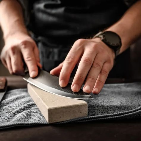 The Best Handheld Knife Sharpener Does Not Exist - Men's Journal | Home Living Handbook Men's Journal, Mens Journal, Health Tech, Sharpening Stone, Knife Sharpener, Do It Yourself Projects, Knife Sharpening, Youtube Tutorials, Home Maintenance