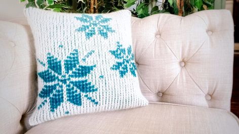 Tunisian Crochet Pillow, Beginner Tunisian Crochet, Scrap Yarn Crochet, Tunisian Crochet Pattern, Pillow Covers Pattern, Tunisian Crochet Hook, Crochet Shrug Pattern, Tunisian Crochet Stitches, Crochet Pillow Cover