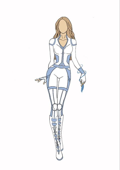 Female Superhero Suit Design, Tenzin And Pema, Female Superhero Suit, Superhero Suit Design, Superhero Outfits Design, Mcu Shifting, Blue Superhero, Superhero Costumes Female, Avengers Outfits