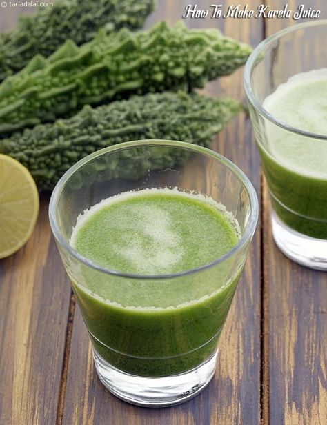 Bitter Gourd Juice, Karela Juice, Juices To Make, Pumpkin Juice, Health Drinks, Juicing Benefits, Summer Smoothies, Bitter Gourd, Best Smoothie Recipes