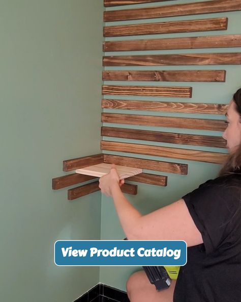 How to Make Plant Slat Shelves - Cedar Hill Builder Slat Shelves, Slatted Shelves, Wall Shelves, Decorative Pieces, Shelves, Plants, Wall