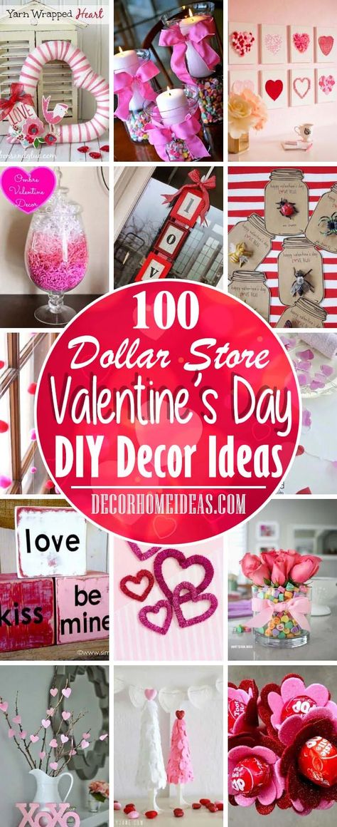 Hearts Valentijnsdag Diy, Quotes Valentines Day, Pinterest Valentines, Saint Valentin Diy, Diy Valentines Day Wreath, Valentine Wreath Diy, Valentines Bricolage, Valentine Centerpieces, Valentine's Day Decorations