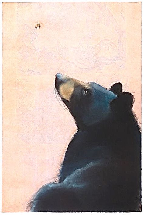 Black Bear Watercolor, Black Bear Illustration, Bear Illustration Art, Polar Bear Drawing, Black Bears Art, Bear Painting, Watercolor Paintings Of Animals, Bear Artwork, Bear Watercolor