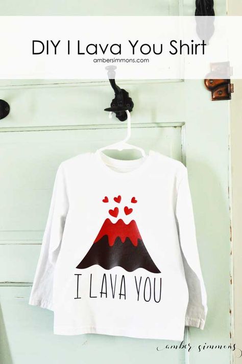 Diy Valentine's Shirts, Diy Paper Lanterns, Kids Valentines Shirts, Shirt Diy, Valentine T Shirts, I Adore You, Valentines For Boys, Vinyl Shirts, Disney Diy