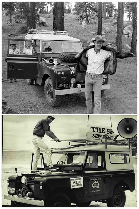 From serving as Steve McQueen's camping rig to providing surf support Down Under, Land Rovers have been featured in some of the coolest automotive photography. Tap for more images and history. Vintage Land Rover, Photo Facts, Land Rovers, Automotive Photography, Steve Mcqueen, Photo Archive, Vintage Photos, Land Rover, Photo Gallery