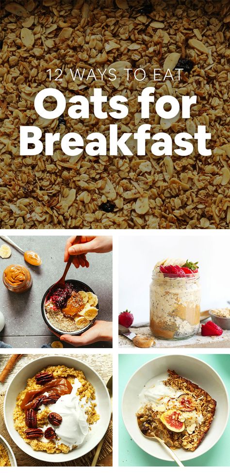 Rolled Oats Breakfast, Rolled Oats Recipe, Oats For Breakfast, Oats Recipes Breakfast, Oat Recipes, Raw Oats, Recipe For 1, Oat Recipes Healthy, Healthy Plant Based Recipes