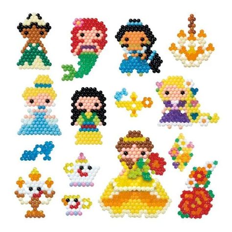 Aquabeads Templates, Lego Disney Princess, Aqua Beads, Water Beads, Indoor Activities For Kids, Construction Toys, Bead Kits, Craft Set, Toy Craft