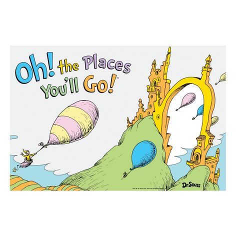 Oh The Places Youll Go Backdrop, Whimsical Backdrop, The Places Youll Go, Hot Air Balloon Paper, Hot Air Balloon Craft, Scene Setters, Diy Photo Booth, Balloon Shapes, Trunk Or Treat