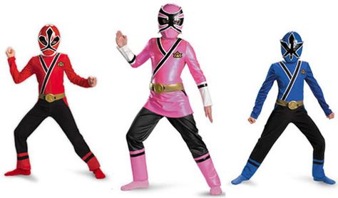 Samurai Red Ranger, Samurai Pink Ranger and Samurai Blue Ranger Power Ranger Party Ideas, Power Rangers Mask, Power Rangers Pink Ranger, Power Rangers Pink, Power Rangers Birthday, Ranger Costume, Pink Ninja, Outfits Guide, Power Ranger Party