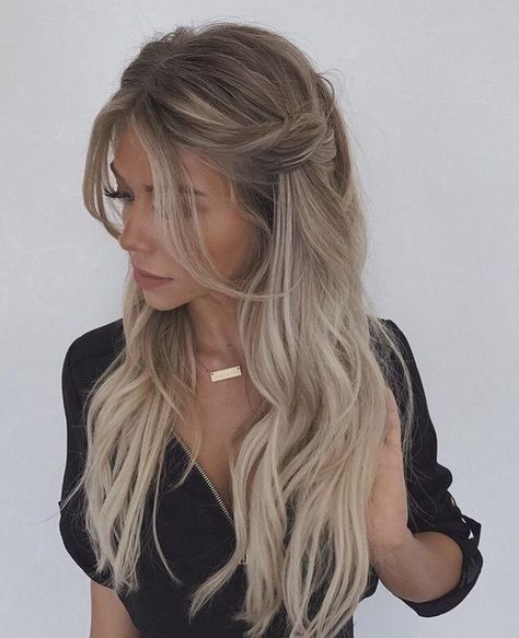 Hairstyles Weave, Hairstyles Formal, Half Up Half Down Hair Prom, Hairstyles Straight, Hairstyles Prom, Hairstyles Ponytail, Hairstyles Braided, Fishtail Braid, Fast Hairstyles