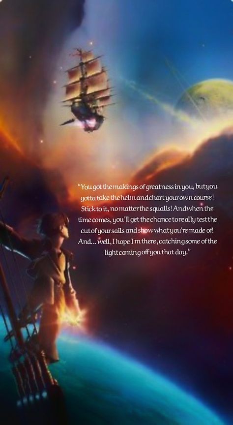 Treasure Planet Solar Surfer, Treasure Planet Quote Tattoo, Treasure Planet Nursery, Treasure Planet Quotes, Treasure Planet Wallpaper, Treasure Planet Tattoo, Dnd Quotes, Planets Quote, Planet Nursery