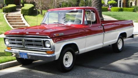 72 Ford F-100 Old Ford Truck, Future Trucks, White Truck, Classic Ford Trucks, Old Ford Trucks, Classic Pickup Trucks, Ford Pickup Trucks, Old Fords, Classic Truck