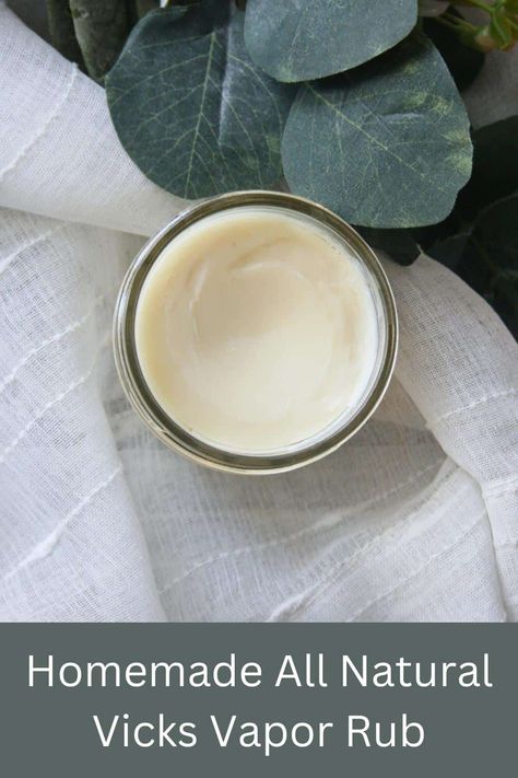 Homemade Vicks Vapor Rub - The Lobo Life Homemade Vicks Vapor Rub, Cocoa Butter Recipes, Homemade Vicks, Vicks Rub, Vicks Inhaler, Vapo Rub, Vicks Vapor Rub, Vicks Vapor, Vicks Vaporub Uses