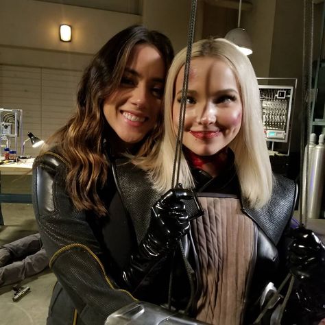 Chloe Bennet & Dove Cameron Shield Cast, Chloe Bennett, We Have A Hulk, Clark Gregg, Marvel Agents Of Shield, Marvels Agents Of Shield, Chloe Bennet, Marvel Tv, Casting Pics