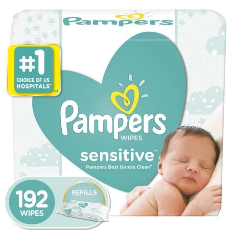 Free 2-day shipping. Buy Pampers Baby Wipes Sensitive Perfume Free 3X Refill Packs (Tub Not Included) 192 Count at Walmart.com Pampers Sensitive Wipes, Pampers Wipes, Baby Wipe Warmer, Wipe Warmer, Pop Top, Baby Diaper, Wet Wipe, Baby Safety, Baby Wipes