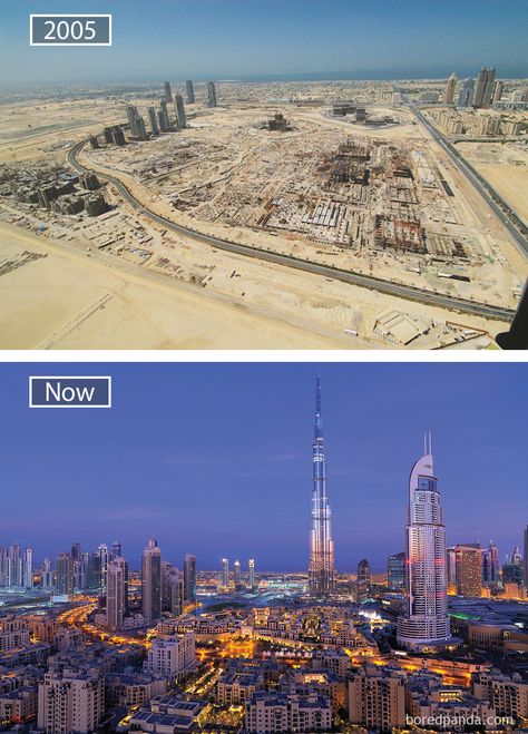 Dubai, United Arab Emirates - 2005 And Now Then And Now Pictures, Then And Now Photos, Dubai City, After Pictures, Before And After Pictures, After Photos, United Arab Emirates, Kuala Lumpur, Lithuania