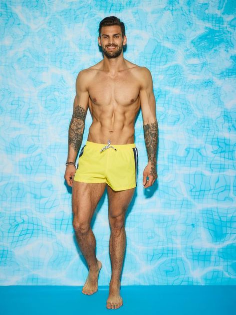 Adam Collard Love Island 2018, Geordie Shore, Hottest Male Celebrities, Love Island, Celebrities Male, Newcastle, Daily Mail, Swim Trunk, Take A