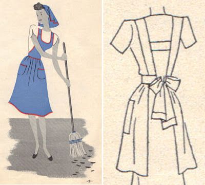 Apron Patterns Free, Retro Apron Patterns, Free Apron Pattern, Vintage Apron Pattern, Apron Pattern Free, Utility Apron, Apron Tutorial, Fashion Apron, Apron Pattern