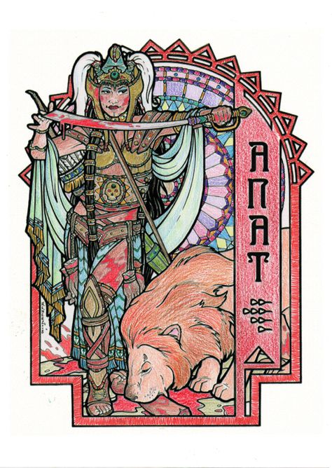 Anat - Canaanite Goddess of War and Righteous Fury Canaanite Gods, Anat Goddess, Egypt Goddess, World Mythology, Queen Nefertiti, Coloring Ideas, Persian Culture, Egyptian Mythology, Egyptian Goddess