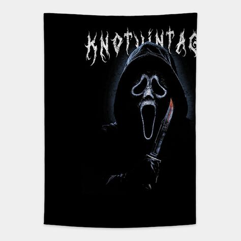 Ghostface Iconic Horror -- Choose from our vast selection of tapestries to match with your desired size to make the perfect custom tapestry. Pick your favorite: Movies, TV Shows, Art, and so much more! Available in small, medium, large. Perfect for decorations in apartments, bedrooms, and dorm rooms. Horror Tapestry, Apartments Bedrooms, Custom Tapestry, Dorm Rooms, Favorite Movies, Tv Shows, Tapestry, Tv, Art