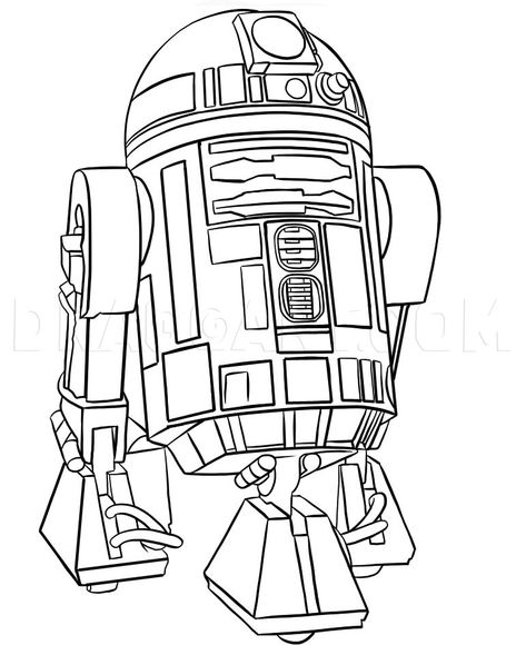 How To Draw R2-d2 by Dawn | dragoart.com R2d2 Drawing, Star Wars Walker, Star Wars Coloring Pages, Star Wars Coloring Book, Star Wars Coloring, Star Wars Art Drawings, Star Wars Makeup, Star Wars Meme, Star Wars Colors