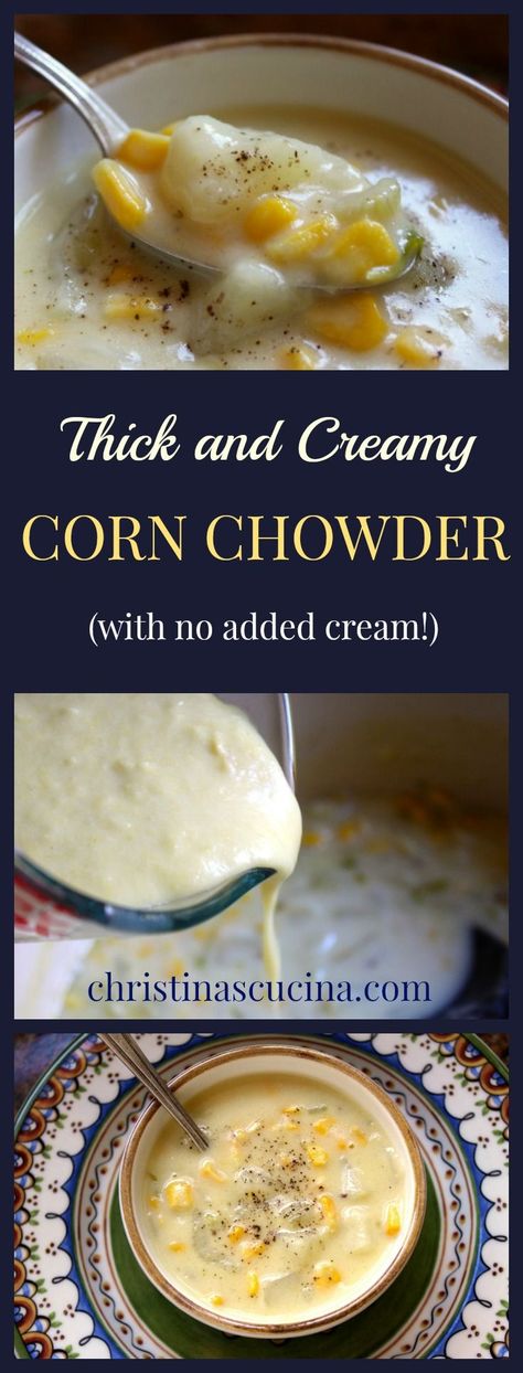 A Sly and Creamy Corn Chowder                                                                                                                                                                                 More Thick Corn Chowder Recipe, Recovery Soup, Creamy Corn Chowder, Corn Chowder Recipe, Chowder Soup, Creamy Corn, Chowder Recipes, Corn Chowder, Soup And Sandwich