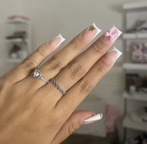 Teen Nails, Ring Finger Nails, Colored Acrylic Nails, Basic Nails, Simple Acrylic Nails, Short Square Acrylic Nails, Long Acrylic Nails Coffin, Unique Acrylic Nails, Long Acrylic