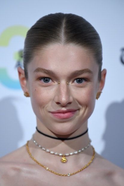 Famous Trans People, Bridge Piercing, Hunter Schafer, Hollywood Event, Hollywood Heroines, Capricorn Women, Avant Garde Makeup, Poses References, Girl Inspiration