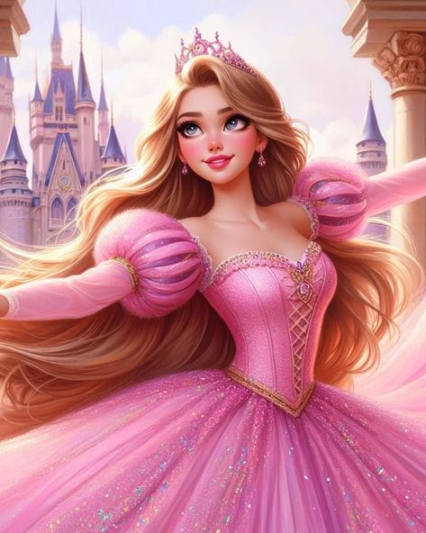 It's Rapunzellll 😍🩷 Princess Artwork, Rapunzel Cosplay, Barbie Aesthetic, Live Screen, Disney Princess Aurora, Wallpaper Iphone Disney Princess, Disney Princess Artwork, Barbie Images, Disney Princess Fashion