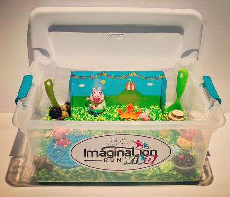 Peppa Pig Sensory Play, Peppa Pig Sensory Bin, Pig Sensory Bin, Sensory Table, Sensory Bin, Sensory Bins, Sensory Play, Do Love, Peppa Pig