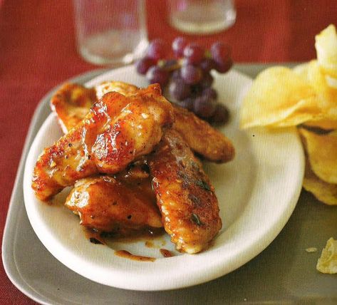 Peanut butter and jelly chicken wings Peanut Butter And Jelly Wings Recipe, Recipes For Wings, Toast Points, Jalapeno Jelly, Cook More, Apricot Orange, Just A Pinch Recipes, Orange Marmalade, Sharp Knife