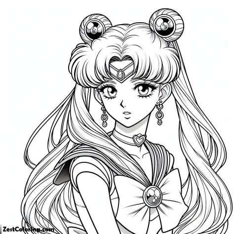 Discover your next coloring adventure! Click the link above to explore a world of coloring pages and let your creativity shine! 😀😻🐸 Sailor Moon Coloring Pages Beautiful, Sailor Moon Drawing, Sailor Moon Coloring, Sailor Moon Pose, Sailor Moon Dress, Sailor Moon Coloring Pages, Moon Character, Moon Coloring Pages, Moon Dress