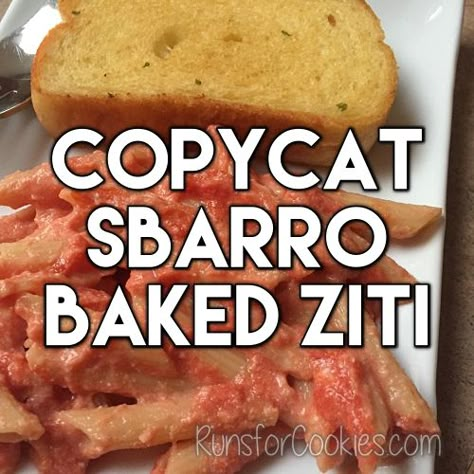 Sbarro Baked Ziti Recipe, Baked Zitti, Recipes For Potatoes, Friday Meals, Ziti Recipe, Ziti Recipes, Baked Ziti Recipe, Restaurant Copycat, Meals At Home