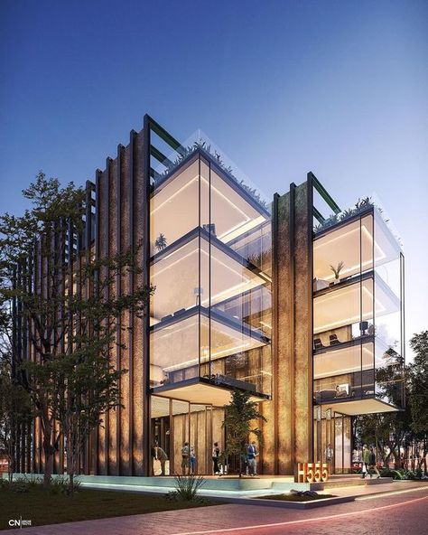 Polanco Mexico City, Architecture Cool, City Project, Commercial And Office Architecture, Facade Architecture Design, Office Building Architecture, Architectural Rendering, Architecture Building Design, Apartment Architecture