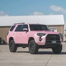 Pink Toyota 4runner, Pink 4runner, Pink Suv, Barbie Truck, Pink Vehicles, Pink Trucks, Kids Vehicles, Barbie Jeep, Toyota Runner