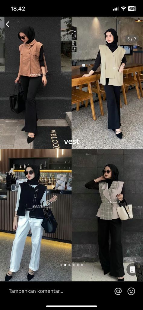 Hijab Style, Work Outfits Women, Outfits Women, Work Outfits, Hijab Fashion, Work Outfit, Ootd, My Style, Clothes For Women