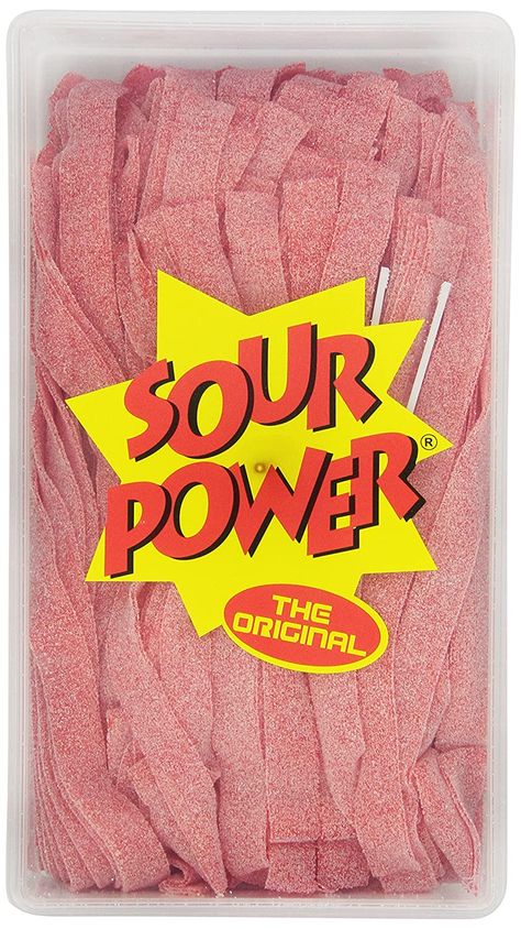 Amazon.com : Sour Power Candy Belts, Strawberry Belts, 150-Count Tubs, 42.3 Ounce, (Pack of 2) : Gummy Candy : Grocery & Gourmet Food Sour Belts Candy, Sour Belts, Strawberry Candy, Minnie Mouse Theme, Pink Foods, Mouse Party, Shower Cupcakes, Sour Candy, Baby Shower Cupcakes