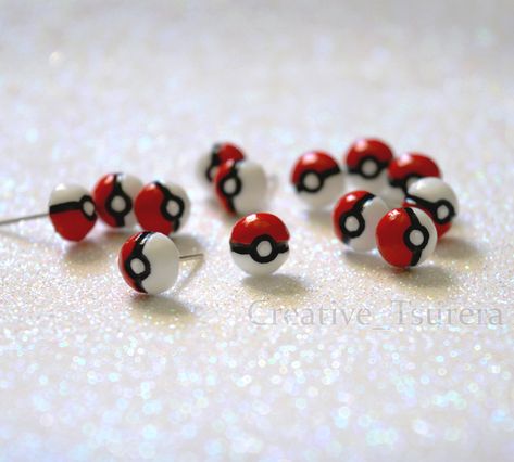 Be BRAVE, pierce your ears! Then buy these and put them in your ears! (I'm so good at advertising)  https://www.etsy.com/listing/664385369/large-pokemon-inspired-pokeball-earrings  #pokemon #pokeball #earrings #art #pokemonjewelry #jewelry Pokeball Earrings, Shrinky Dink Jewelry, Pokemon Jewelry, Poke Ball, Blue Stud Earrings, Shrinky Dink, Nickel Free Earrings, Earring Studs, Diy Creative Crafts