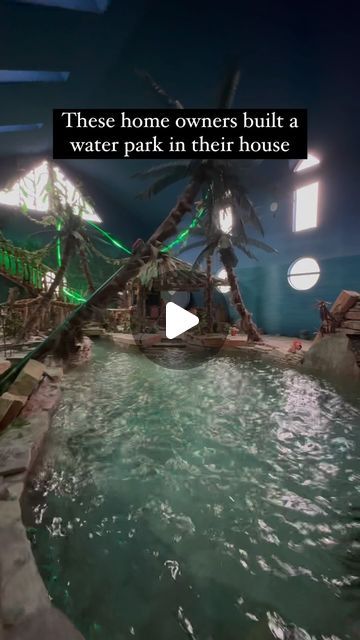 DroneHub on Instagram: "Can you believe it! ? 🤯
•
#home #house #waterpark #pool" Home Water Park, Insane Pools, Indoor Pool House, Indoor Swimming Pool Design, R Kelly, Luxury Mansion, Indoor Outdoor Pool, Home Luxury, Indoor Swimming Pools